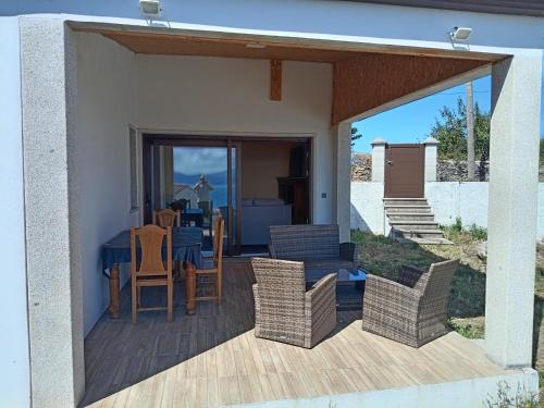 Balkoni atau teres di Casa Desexada