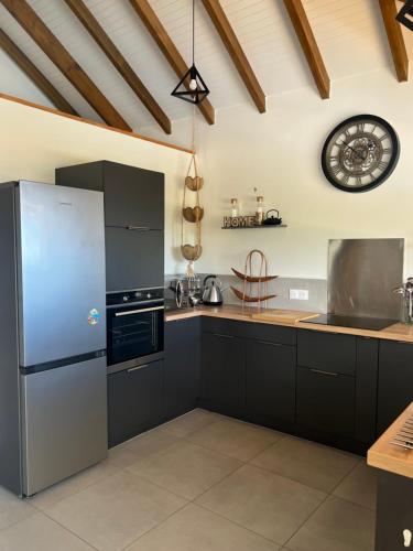 Køkken eller tekøkken på Villa f oufou