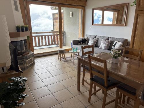 Posezení v ubytování Plein Ciel VA 022 - MOUNTAIN apartment 4 pers