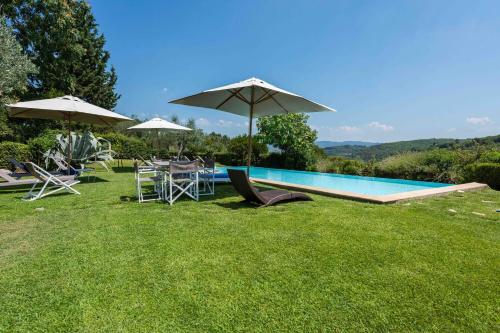 Πισίνα στο ή κοντά στο Villa Belchianti by MMega