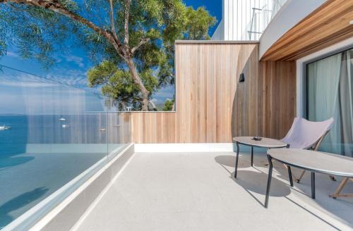 Piscina en o cerca de Miyue Shenzhen Positano Cliff Seaview Beauty Hotel