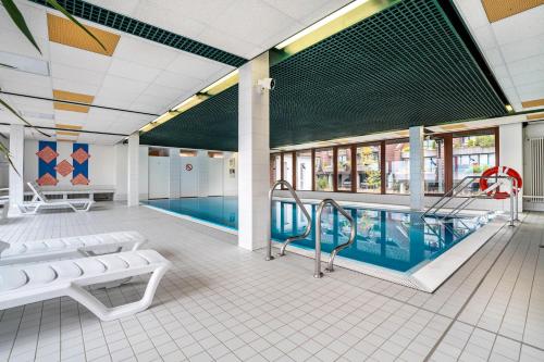 La pileta dentro o cerca de Ferienwohnung Waldruhe