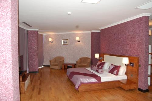 Postel nebo postele na pokoji v ubytování Agsaray Deluxe Hotel & SPA