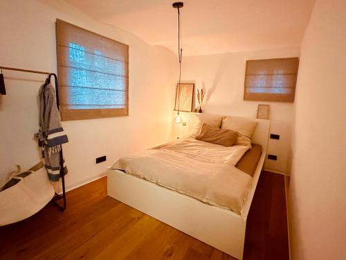 Postel nebo postele na pokoji v ubytování 2 Zimmer Apartment Sindelfingen Böblingen Calw