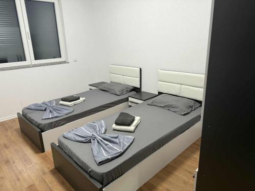 Llit o llits en una habitació de Penthouse