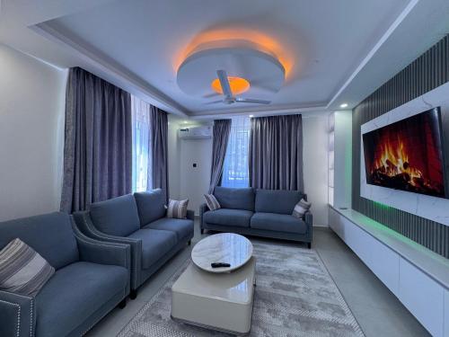 Posezení v ubytování The vale