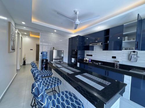 Kuchyň nebo kuchyňský kout v ubytování The vale