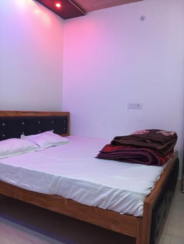 Postel nebo postele na pokoji v ubytování Hotel Purshottam Palace