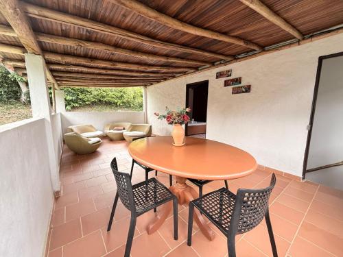 Posezení v ubytování Casa Blanca