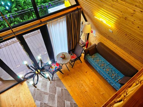 Posezení v ubytování Cottage Mziuri