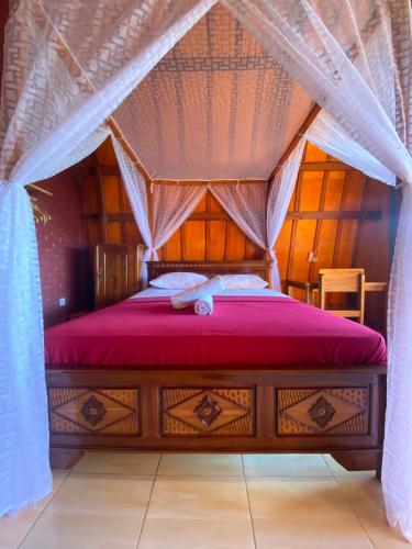 Katil atau katil-katil dalam bilik di Alen's Stay&surf