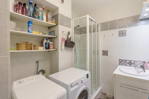 Koupelna v ubytování Résidence Le Printemps - Appt vue montagne