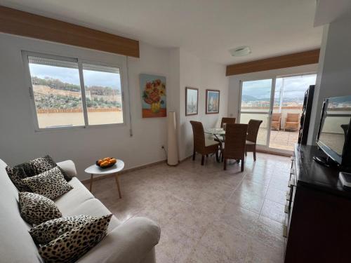 Denia Penthouse-Atico with 70m2 terrace amazing views 350 meters from beach, 11 days