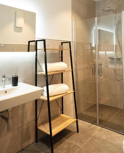 Koupelna v ubytování Apartment Fürstenau 3