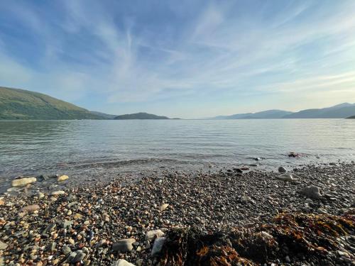 a view of the shore of a body of water at Highland Nook in Fort William