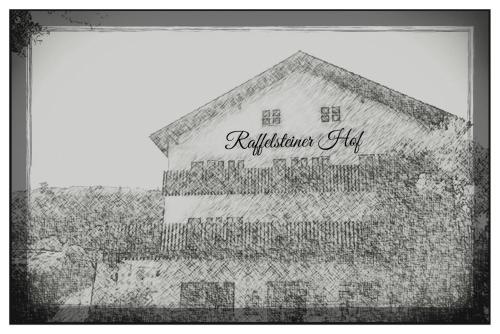 Raffelsteiner Hof "Garni"に飾ってある許可証、賞状、看板またはその他の書類