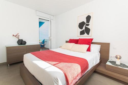 En eller flere senge i et værelse på Profithome - Tabaiba Tenerife