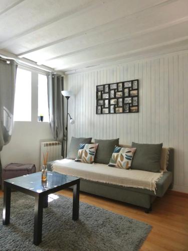 Posezení v ubytování Le Gîte du Chêne Rouvre