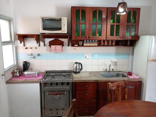 Η κουζίνα ή μικρή κουζίνα στο Finca las Azaleas