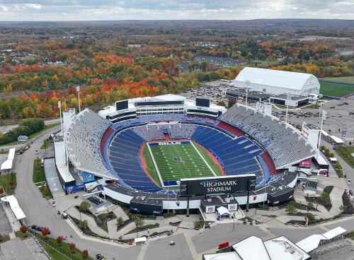 Pemandangan dari udara bagi Cozy Buffalo Getaway Minutes to Downtown & Bills Stadium