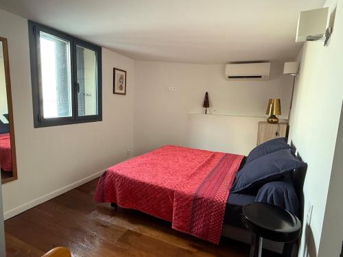 En eller flere senge i et værelse på Grand appartement Prestige sur la mer