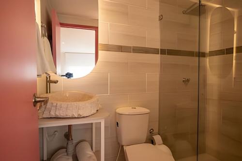 Koupelna v ubytování Marmulata Rooms