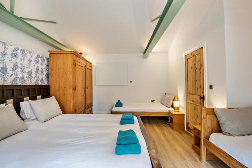 Katil atau katil-katil dalam bilik di The Piggery - West Farleigh