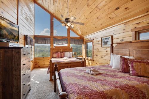 Katil atau katil-katil dalam bilik di The Big View by American Patriot Getaways
