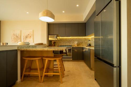 Dapur atau dapur kecil di Anera Villas