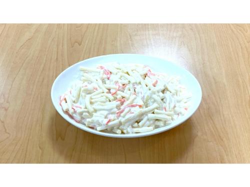 a white bowl of cole slaw on a table at Smile Hotel Kumagaya - Vacation STAY 90811v in Kumagaya