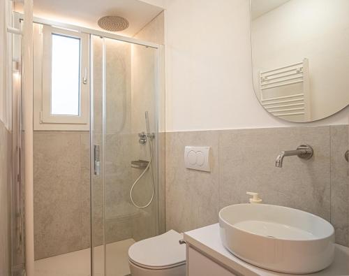 Koupelna v ubytování Casa Adriatica 89