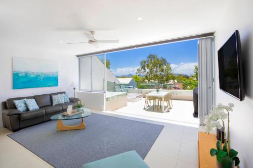 TV a/nebo společenská místnost v ubytování Number One in Hastings Street