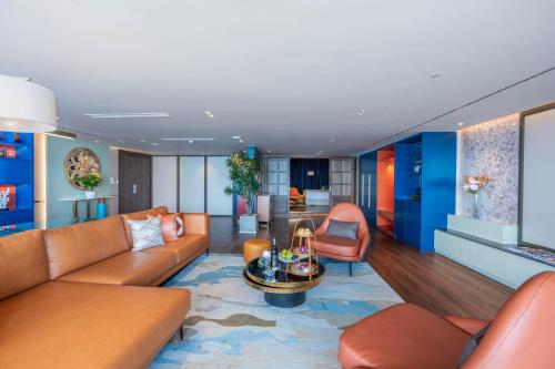 Ruang duduk di Vias Hotel Vung Tau - Transportation Included
