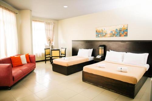 Ruang duduk di Ati-Atihan Festival Hotel