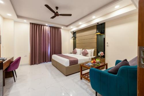 PK Boutique Hotel Noida Expresswayにあるベッド