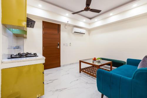 PK Boutique Hotel Noida Expresswayにあるキッチンまたは簡易キッチン