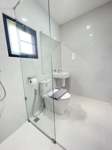 Koupelna v ubytování Sleep Walker Poshtel
