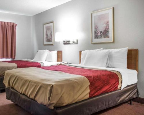 Ένα ή περισσότερα κρεβάτια σε δωμάτιο στο Econo Lodge Ithaca Airport