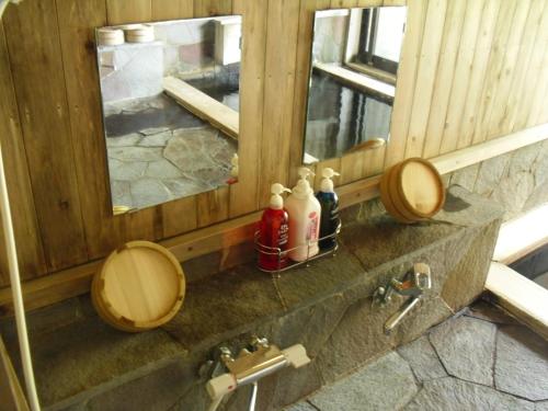 Koupelna v ubytování Ryokan Warabino