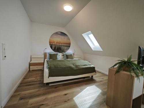 Katil atau katil-katil dalam bilik di Ferienwohnung Goder 95168