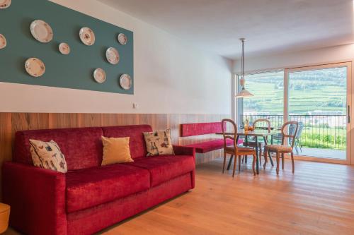 Ruang duduk di Erbacher Living Nature Apartments Suites