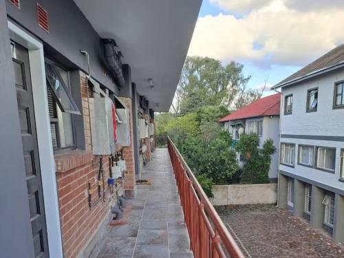 a view of a balcony of a house at The studios at Forest Glen in Johannesburg