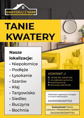 Bochnia ,nocleg, pokoje, kwatery pracownicze,dom