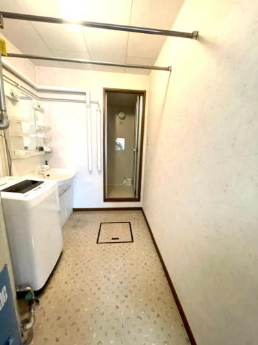 a small bathroom with a sink and a toilet at Avidasion - Vacation STAY 12038 in Biei