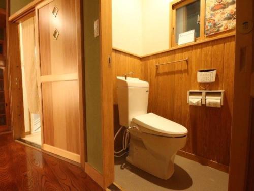 a bathroom with a white toilet in a room at Makotoya - Vacation STAY 69812v in Takayama