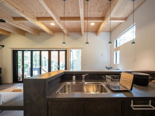 Kuchyň nebo kuchyňský kout v ubytování Nasu Urban - Vacation STAY 12094