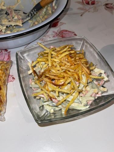 TashbulakにあるEco houseの炒め物