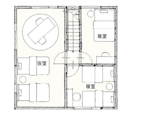 a floor plan of a building at Awaji-shima Marine View - Vacation STAY 11199v in Minamiawaji