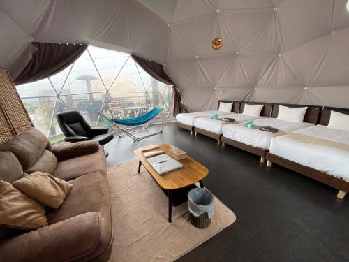 Giường trong phòng chung tại Blissful Garden - Vacation STAY 46369v