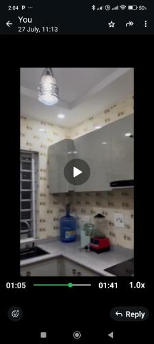 a screenshot of a kitchen with a picture of a counter at Victory homes in Oko Abe